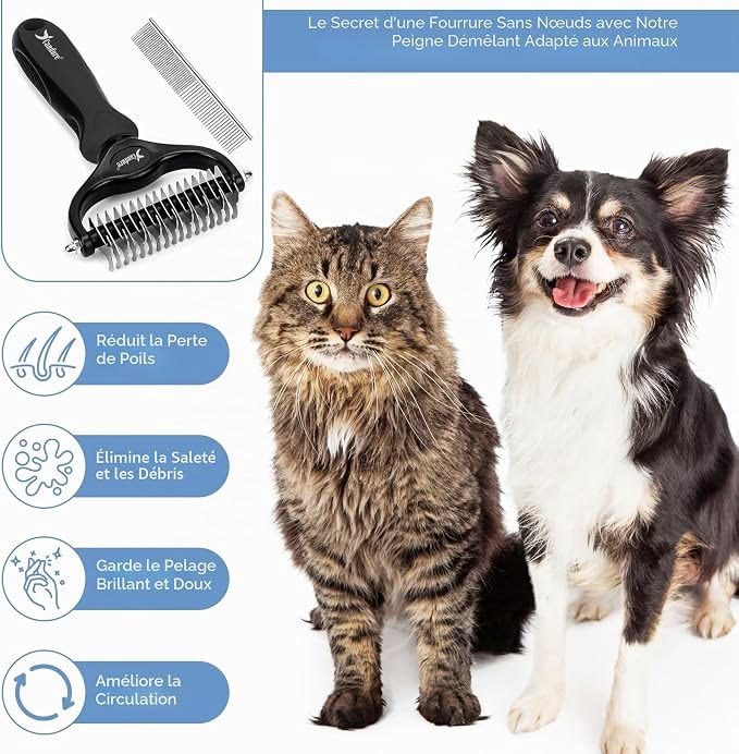 Brosse de Toilettage Professionnelle — Chien et Chat